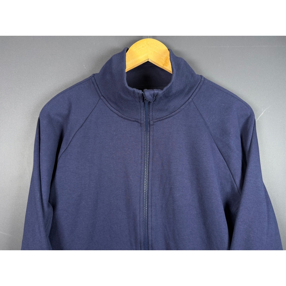 NWT Athleta Womens Large Triumph Game Point Jacket Navy Blue Full Zip Track
